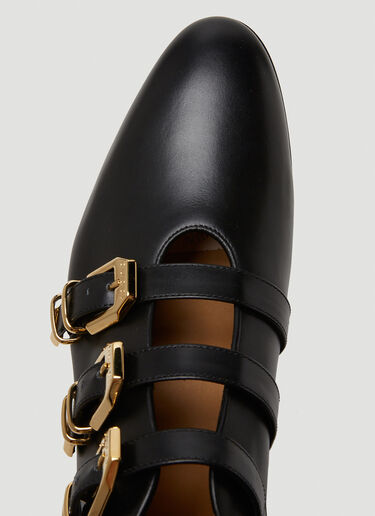 Hollywood Buckle Ankle Boots Gucci Hollywood Buckle Ankle Boots Black guc0250092
