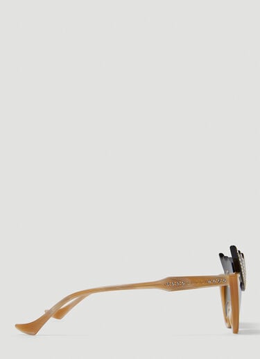 Hollywood Forever Cat Eye Sunglasses Gucci Hollywood Forever Cat Eye Sunglasses Beige guc0250258