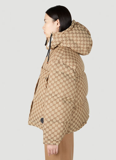 Gucci GG Down Puffer Jacket Beige guc0251063