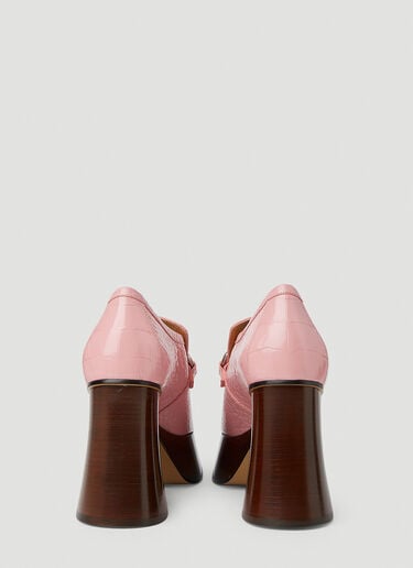 Horsebit Platform Loafers Gucci Horsebit Platform Loafers Pink guc0251077