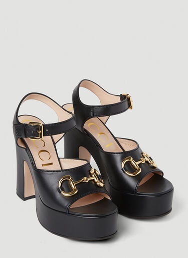 Gucci 홀스빗 플랫폼 샌들 블랙 guc0251154