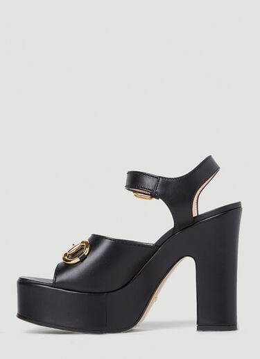 Gucci 홀스빗 플랫폼 샌들 블랙 guc0251154