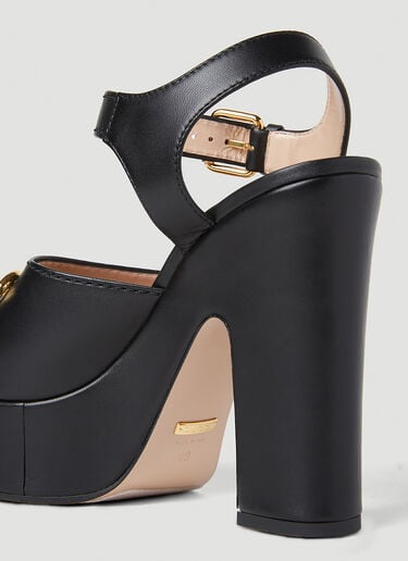 Gucci 홀스빗 플랫폼 샌들 블랙 guc0251154