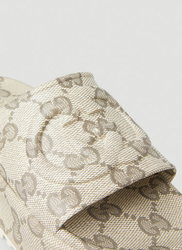 Gucci GGプラットフォームスライド クリーム guc0251159