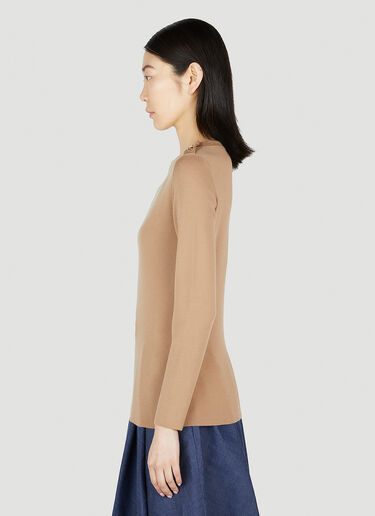 罗纹缝线针织毛衣 Gucci 罗纹缝线针织毛衣 驼色 guc0251176