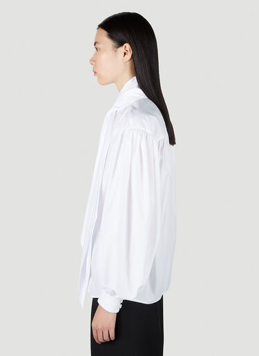 Gucci Tie Front Shirt White guc0251177