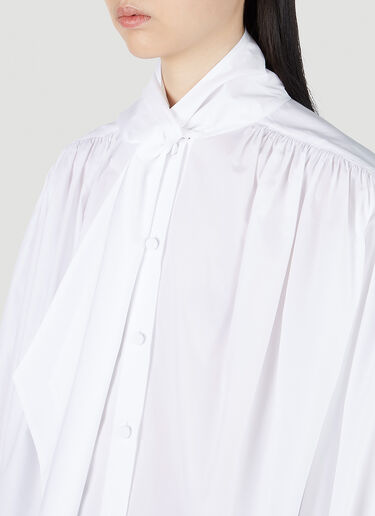 Tie Front Shirt Gucci Tie Front Shirt White guc0251177