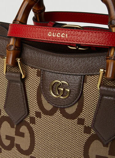 Diana Jumbo GG Tote Bag Gucci Diana Jumbo GG Tote Bag Brown guc0251240