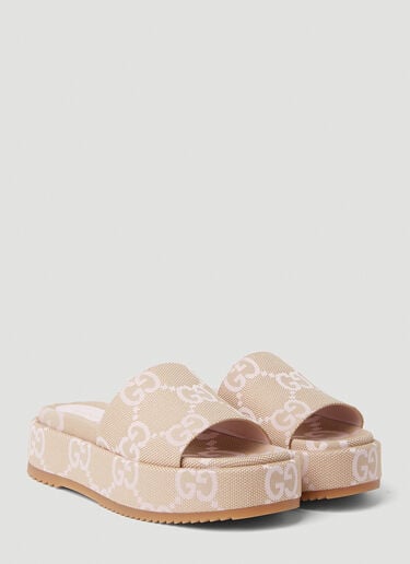 Jumbo GG Platform Sandals Gucci Jumbo GG Platform Sandals Pink guc0251283