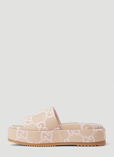 Jumbo GG Platform Sandals Gucci Jumbo GG Platform Sandals Pink guc0251283