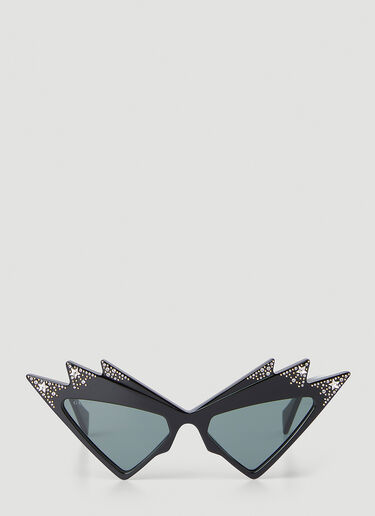 Gucci 猫眼形太阳镜 黑色 guc0251306