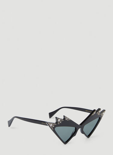 Gucci 猫眼形太阳镜 黑色 guc0251306