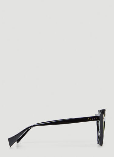 Gucci 猫眼形太阳镜 黑色 guc0251306