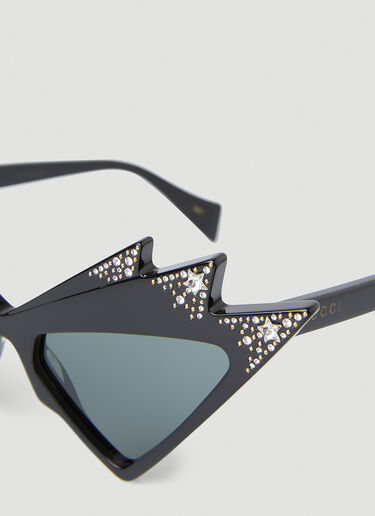 Gucci 猫眼形太阳镜 黑色 guc0251306