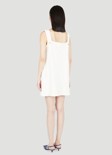 테리 로고 모티프 드레스 Gucci 테리 로고 모티프 드레스 화이트 guc0253009