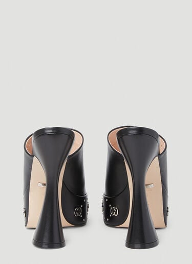 Gucci GG Platform Mules Black guc0253118