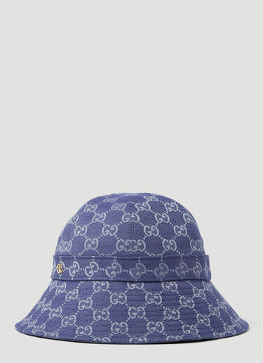 GG Canvas Bucket Hat Gucci GG Canvas Bucket Hat Blue guc0253148