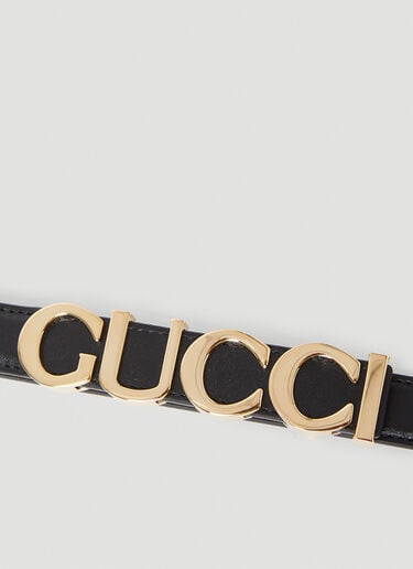 Logo Buckle Belt Gucci Logo Buckle Belt Black guc0253161