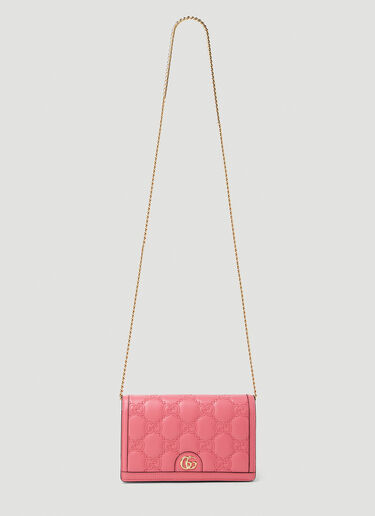 GG Matelassé Chain Wallet Gucci GG Matelassé Chain Wallet Pink guc0253237