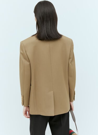 马衔扣羊毛西装外套 Gucci 马衔扣羊毛西装外套 米色 guc0254004