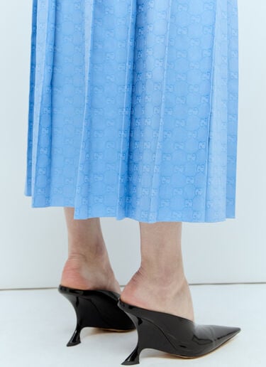 Gucci GG Supreme Oxford Skirt Blue guc0255044