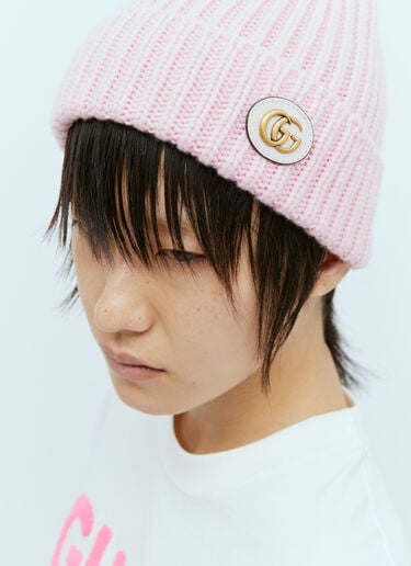 Wool Cashmere Beanie Hat Gucci Wool Cashmere Beanie Hat Pink guc0255179
