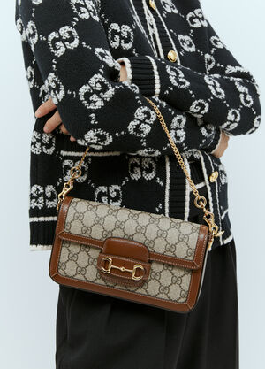 Gucci Horsebit 1955 Mini Shoulder Bag Brown guc0255202