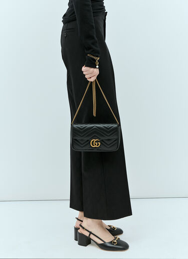 GG Marmont Mini Shoulder Bag Gucci GG Marmont Mini Shoulder Bag Black guc0255213