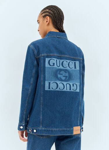 クラシックデニムジャケット Gucci クラシックデニムジャケット ブルー guc0257016
