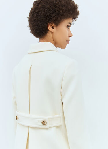 Wool Coat Gucci Wool Coat Cream guc0257024