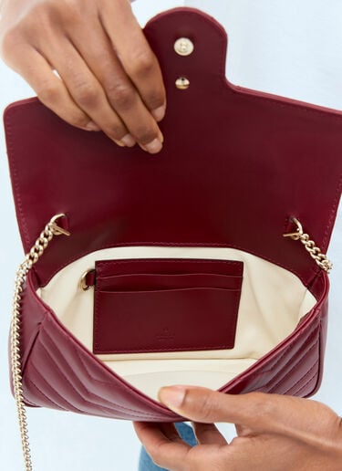 Gucci GG Marmont Mini Bag Burgundy guc0257104