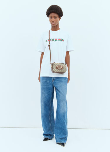 Gucci Horsebit 1955 小号单肩包 棕色 guc0257129