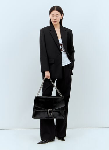 Dionysus Large Shoulder Bag Gucci Dionysus Large Shoulder Bag Black guc0257138