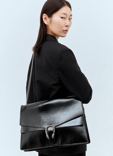 Dionysus Large Shoulder Bag Gucci Dionysus Large Shoulder Bag Black guc0257138