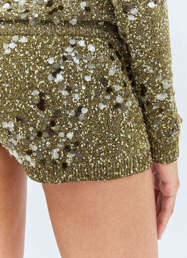 Gucci Tweed Blend Shorts Green guc0258002