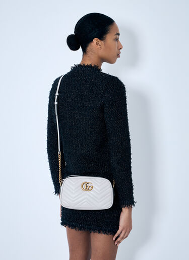 Gucci GG Marmont 小号单肩包 灰色 guc0258039