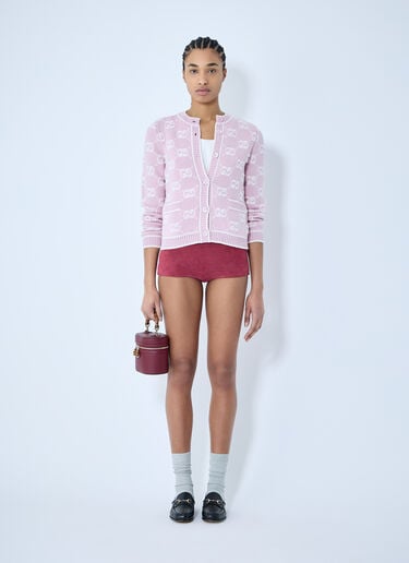 Gucci Suede Mini Shorts Red guc0259016