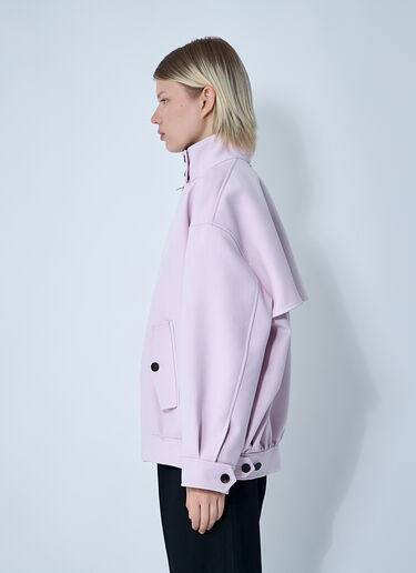 Cotton Canvas Delavé Bomber Jacket Gucci Cotton Canvas Delavé Bomber Jacket Pink guc0259017