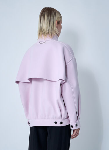 Cotton Canvas Delavé Bomber Jacket Gucci Cotton Canvas Delavé Bomber Jacket Pink guc0259017