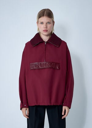 Gucci Embossed Bomber Sweatshirt Red guc0259018