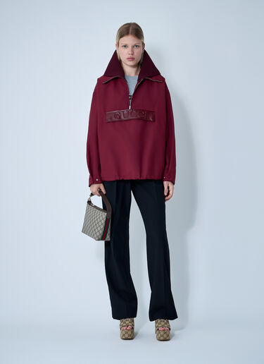 Embossed Bomber Sweatshirt Gucci Embossed Bomber Sweatshirt Red guc0259018