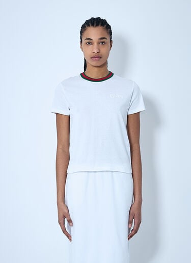 Gucci ウェブトリムTシャツ  ホワイト guc0259031