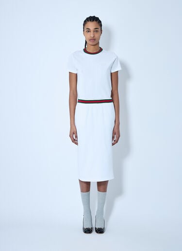 Gucci ウェブトリムTシャツ  ホワイト guc0259031