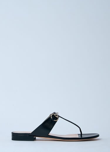 Gucci ホースビット トングサンダル  ブラック guc0259054