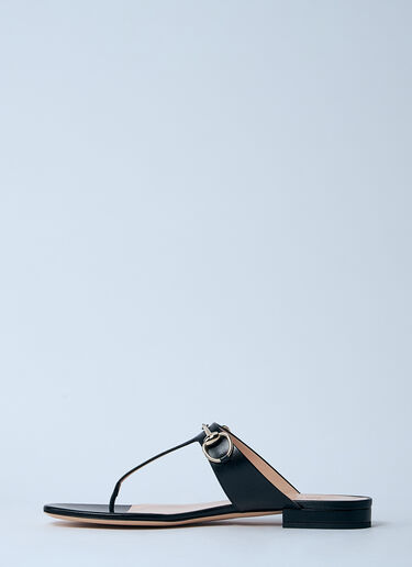 Gucci ホースビット トングサンダル  ブラック guc0259054