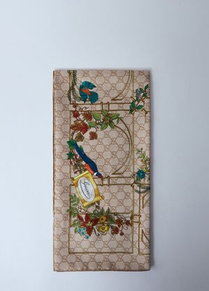 Gucci プリントシルクスカーフ  ベージュ guc0259066