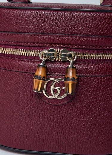 Gucci Mini Bamboo Shoulder Bag Red guc0259079