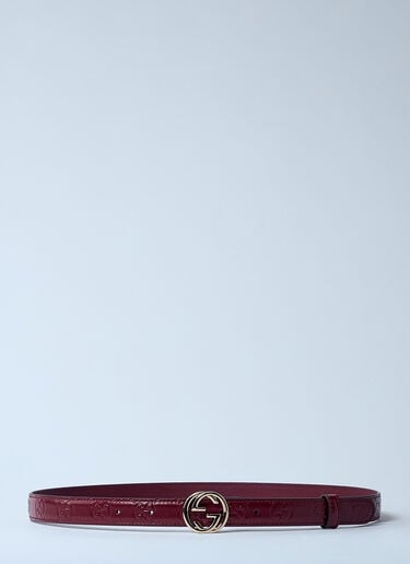 互扣字母 G 腰带 Gucci 互扣字母 G 腰带 红色 guc0259104