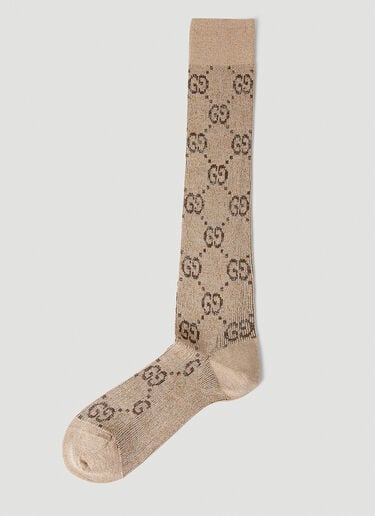 GG Socks Gucci GG Socks Beige guc0352005