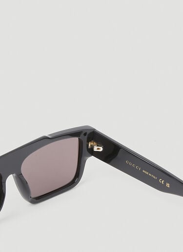 Gucci 스퀘어 프레임 선글라스 블랙 gus0154006